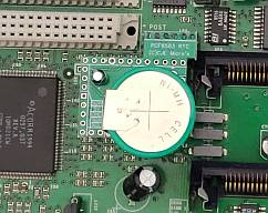 Extra image of Replacement Clock (RTC) & CMOS RAM module for Risc PC 'POST' mounting